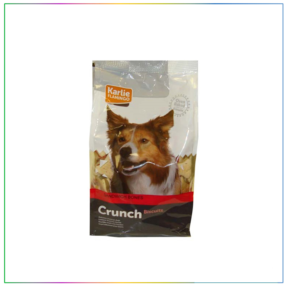 Flamingo Crunch Köpek Ödül Sandviç Bisküvisi 500 GR