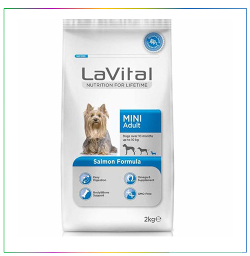 La Vital Küçük Irk Somonlu Yetişkin Köpek Maması 2 Kg