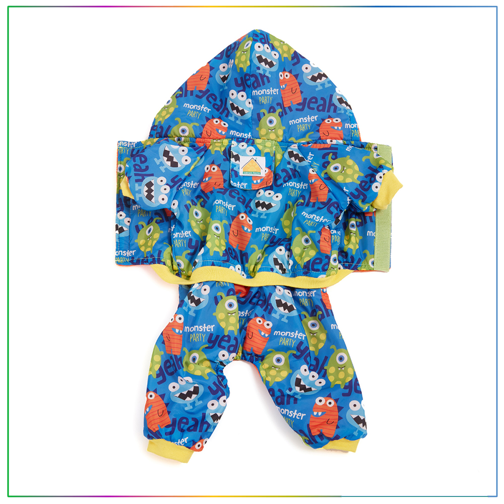 Monster Baskılı Tulum Kedi ve Köpek Elbisesi Large