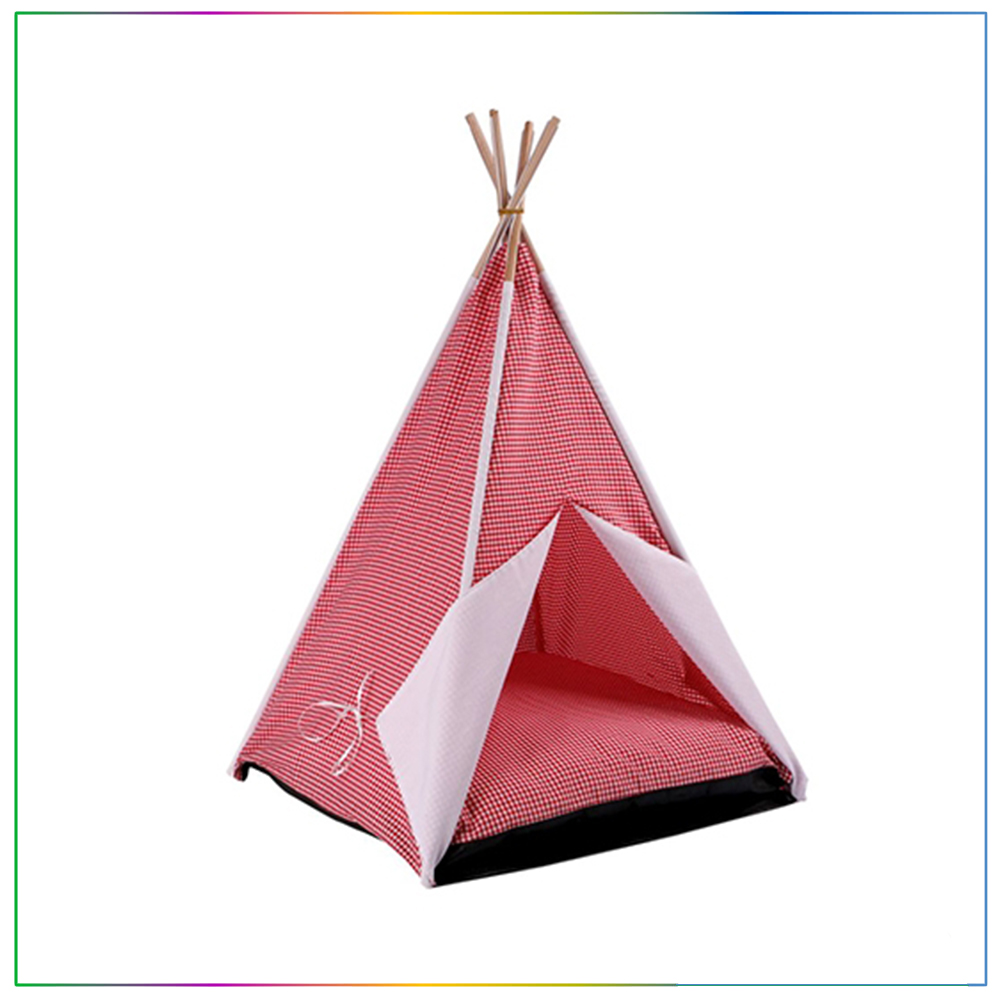 Dubex Kedi ve Köpek Mini Çadır Yuvası Kırmızı