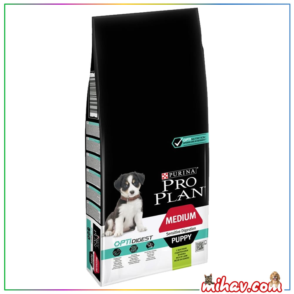 Pro Plan Hassas Yavru Köpek Maması Kuzu Etli ve Pirinçli 12 Kg