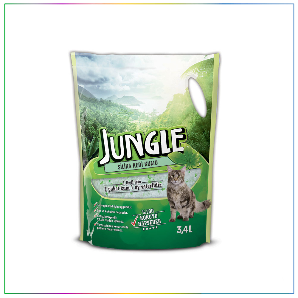 Jungle Silika Tuvalet Kedi Kumu 3.4 litre