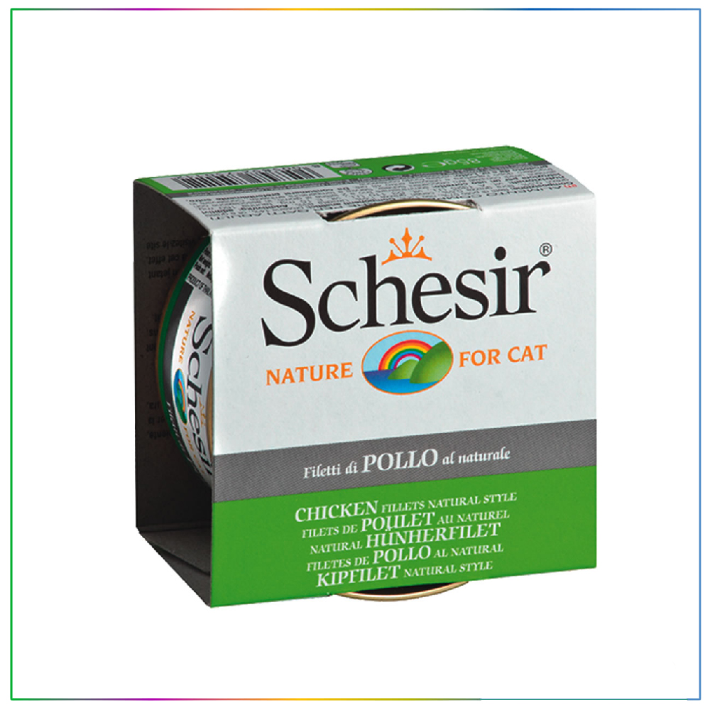 Schesir Suda Pişirilmiş Tavuklu Konserve Kedi Yaş Maması 85 Gr