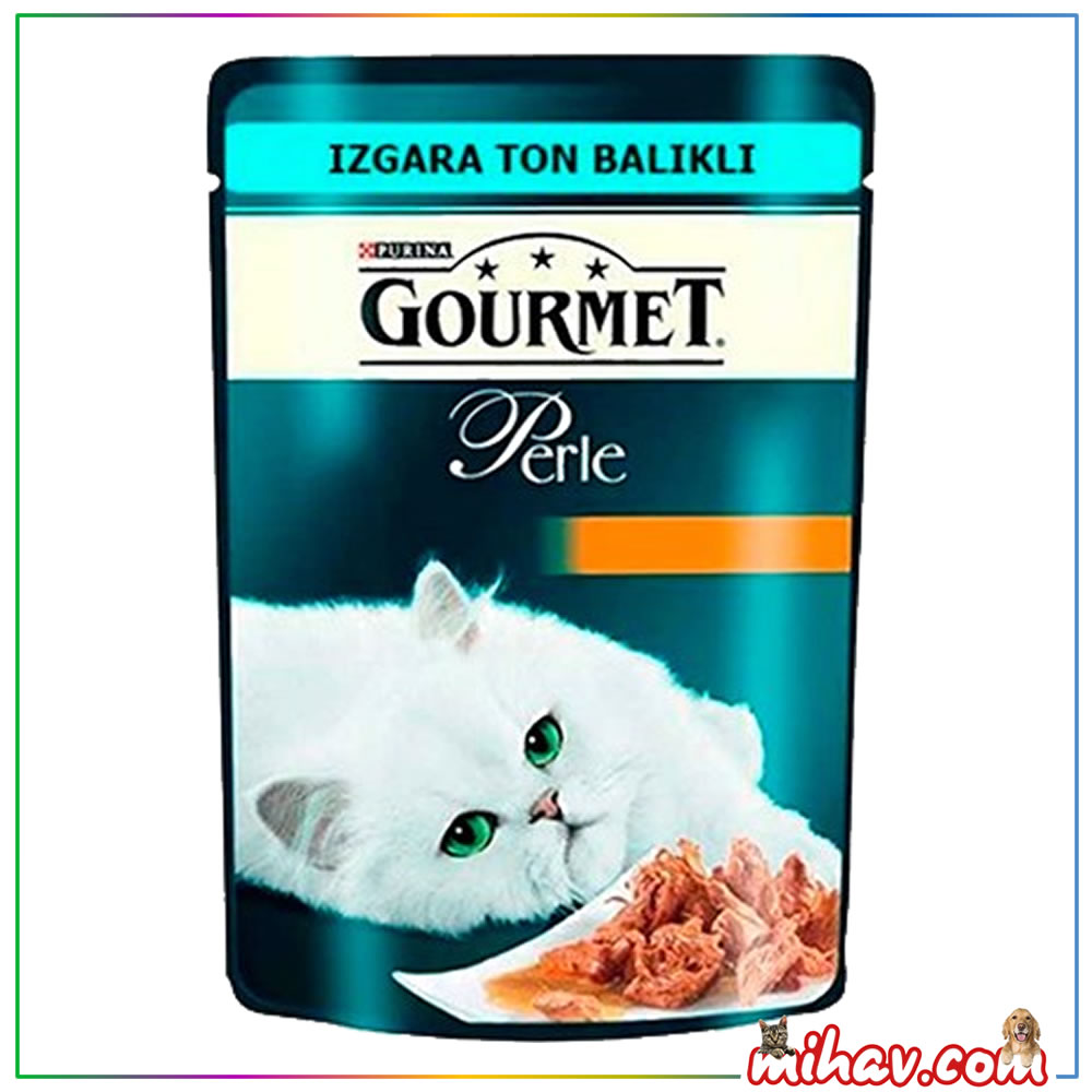 Gourmet Perle Izgara Ton Balıklı Yetişkin Kedi Yaş Maması 85 Gr