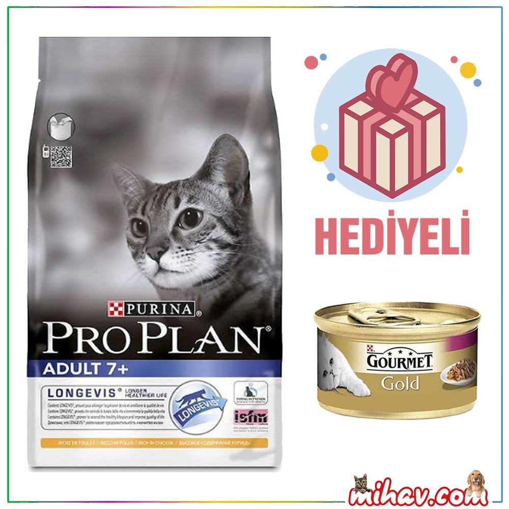 Pro Plan Tavuklu Yaşlı Kuru Kedi Maması 1.5 Kg