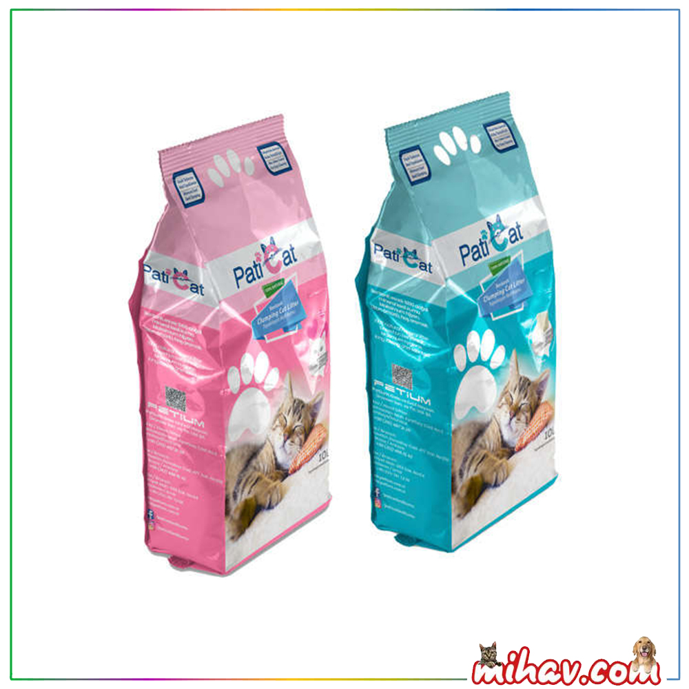 PatiCat Doğal Marsilya Sabun ve Bebek Pudrası Kokulu Kedi Kumu 2 x 5 Litre