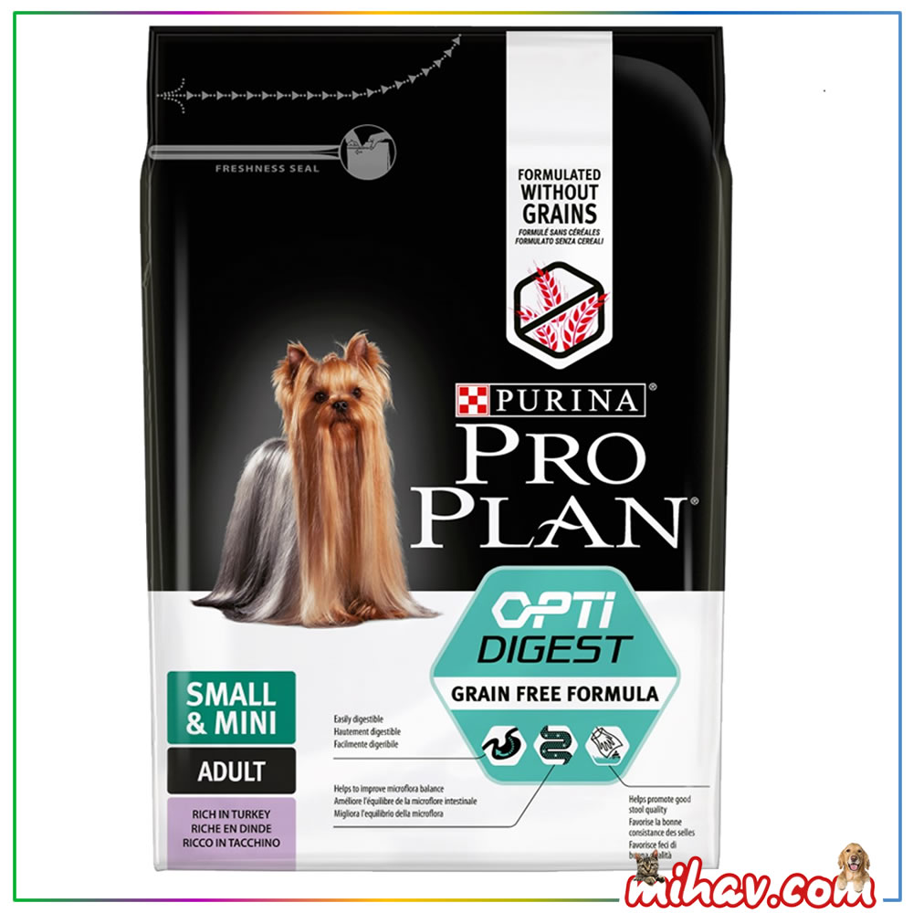 Pro Plan Tahılsız Hassas Hindili Mini Irk Yetişkin Köpek Maması 2.5 Kg