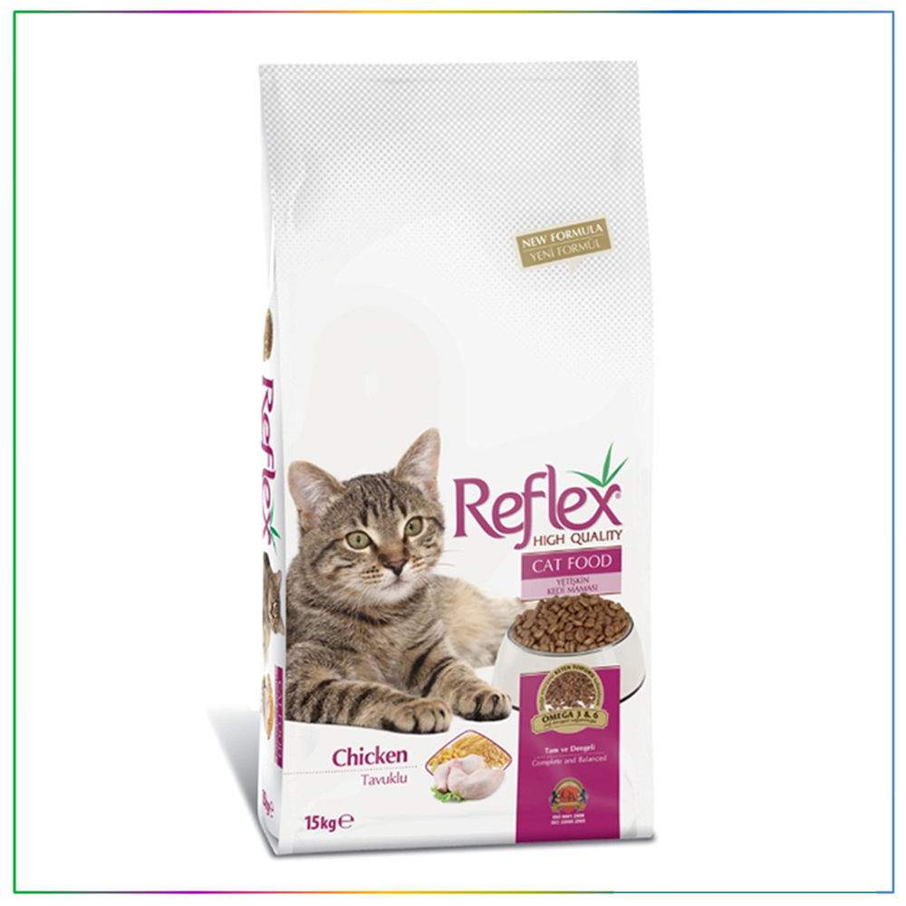 Reflex Adult Tavuklu Yetişkin Kedi Maması 15 Kg
