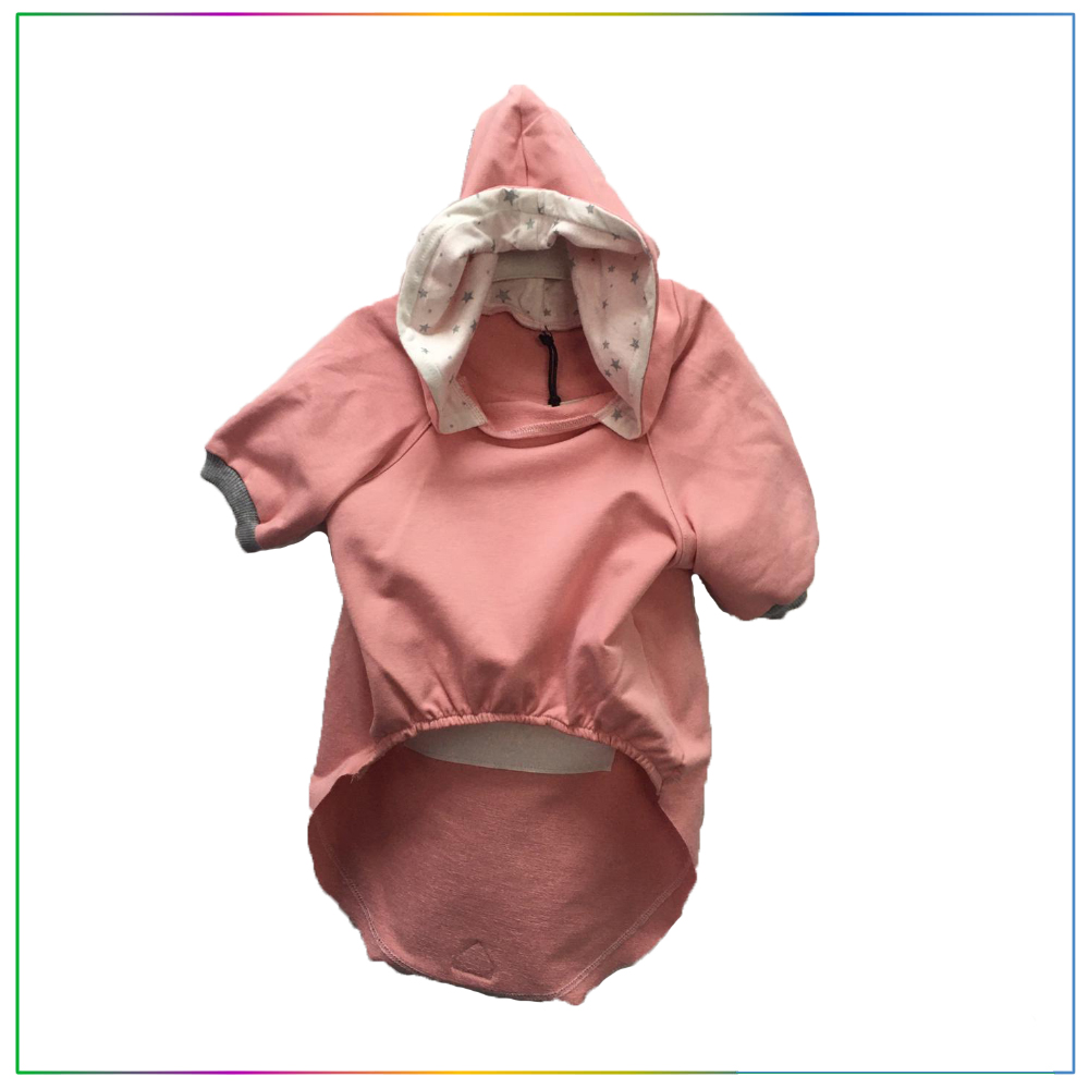 Pet Family Baskılı Sweatshirt Kedi ve Köpek Elbisesi Small