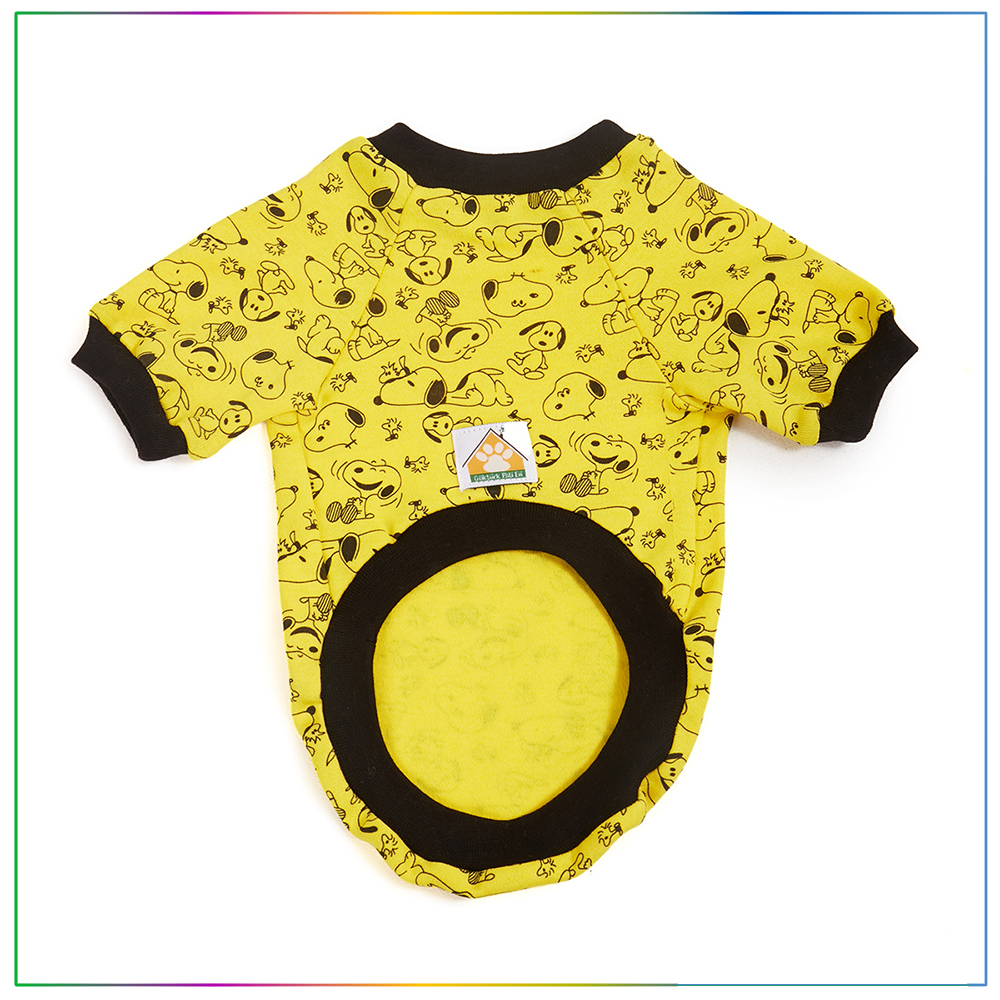 Snoopy Baskılı Sweatshirt Kedi ve Köpek Elbisesi Large