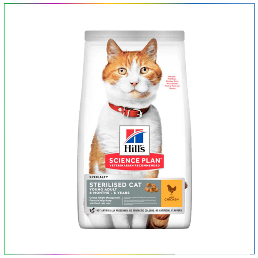 Hill�s Science Plan Sterilised Kısırlaştırılmış Adult Tavuklu Kedi