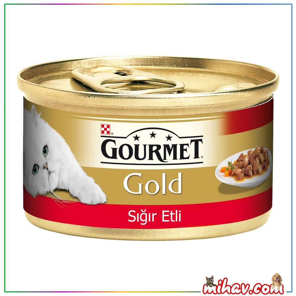 Gourmet Kıyılmış Sığır Etli Kedi Konservesi 85 Gram