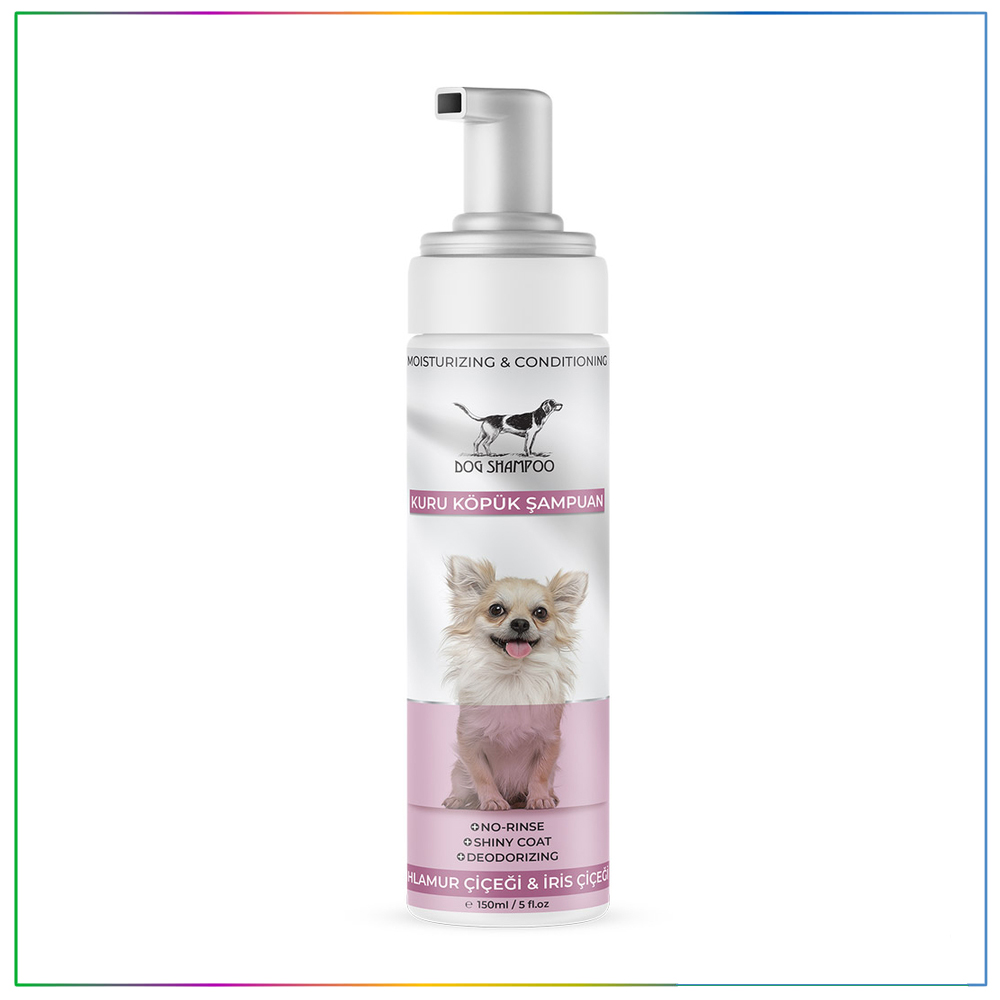Köpek Kuru Köpük Şampuanı Beyaz Linda Çiçeği 150 ml