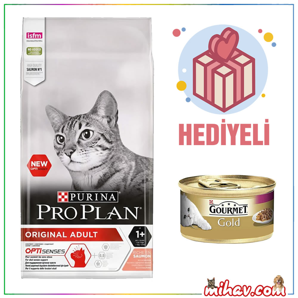 Pro Plan Somonlu ve Pirinçli Kedi Maması 3 KG
